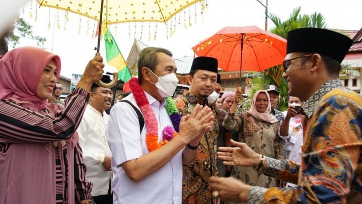 Sektor Wisata di Buluh Cina Diharap Semakin Maju dengan Adanya Jembatan Gantung