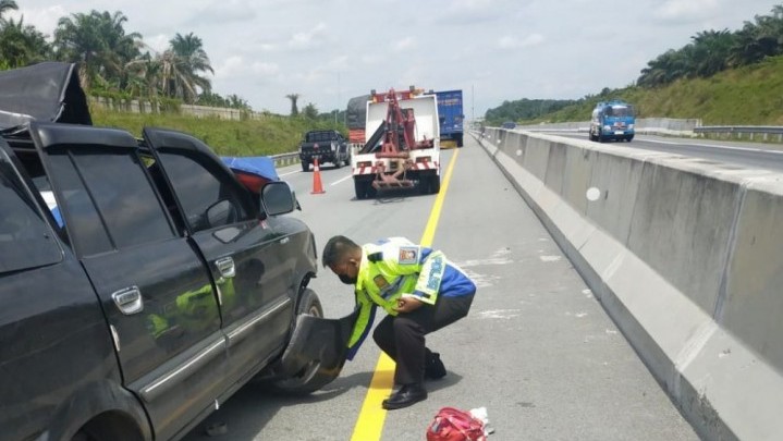 Lagi, Lakalantas di Tol Pekanbaru-Dumai, Dua Orang Meninggal Dunia