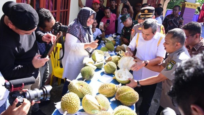 Wisata Kuliner, Gebyar Makan Durian Bantan Digelar Pemkab Bengkalis