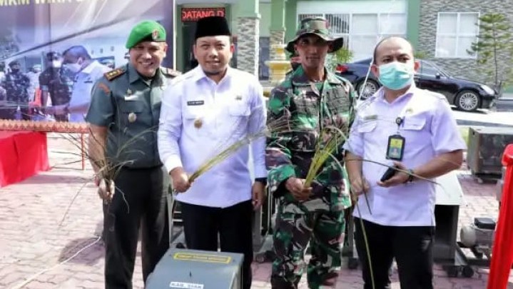 Lauching Alat Serut Lidi UMKM di Makorem, Wabup Siak: Diharapkan dapat Tingkatkan Ekonomi