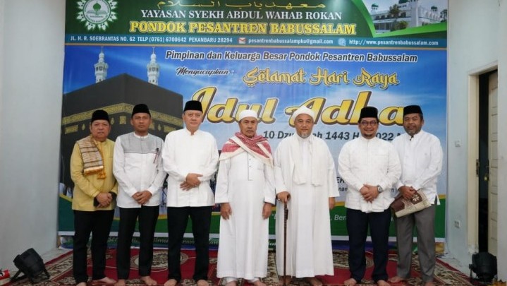 Masjid Darrusalam Ponpes Babussalam Pilihan Gubri Salat Idul Adha Tahun Ini