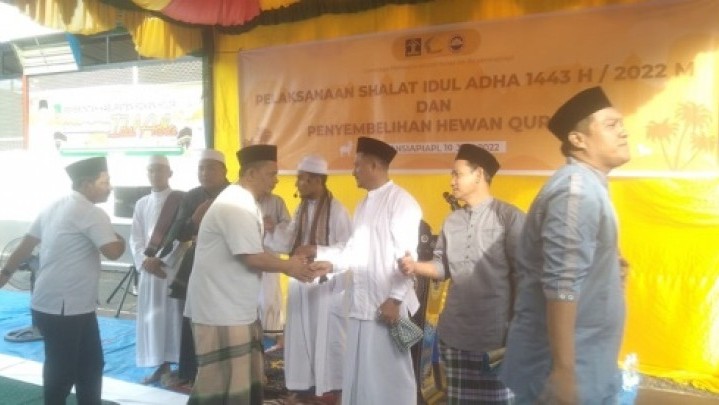 Kebersamaan Lapas Bagansiapiapi dalam Perayaan Idul Adha Kebersamaan Lapas Bagansiapiapi dalam Perayaan Idul Adha