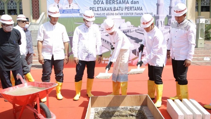 Anggaran Rp210 Miliar untuk Revitalisasi Masjid Agung Batam Center