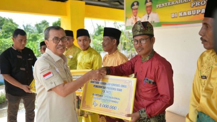 Pembangunan Desa di Rohil Dapat Pujian Khusus Gubri Syamsuar