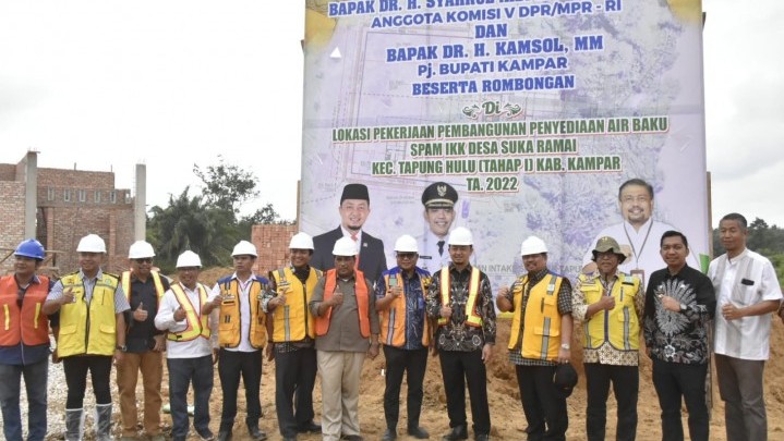 Syahrul Aidi: SPAM IKK Suram Diharapkan Atasi Krisis Air Bersih di Tapung Hulu