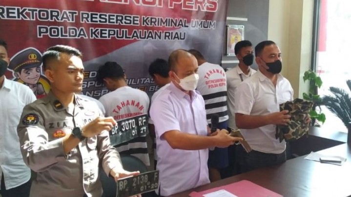Polda Kepri Ringkus Pelaku Penggelapan Motor Modus Jual Beli