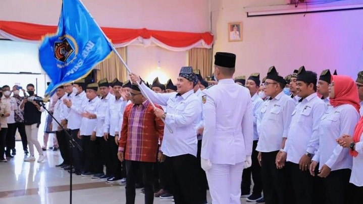 Pelantikan Pengurus PWI Riau, Pj Wako Pekanbaru: Media yang Kurang Santun, Bisa Dibina