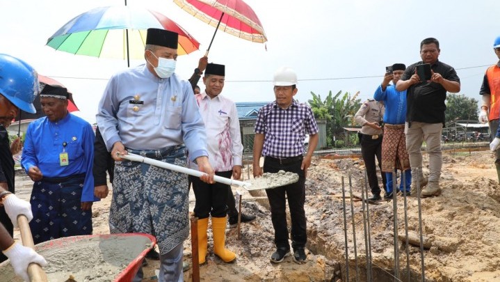 Bisa Tampung 500 Pedagang, Pembangunan Pasar Rakyat Bungaraya Dimulai Bisa Tampung 500 Pedagang, Pembangunan Pasar Rakyat Bungaraya Dimulai