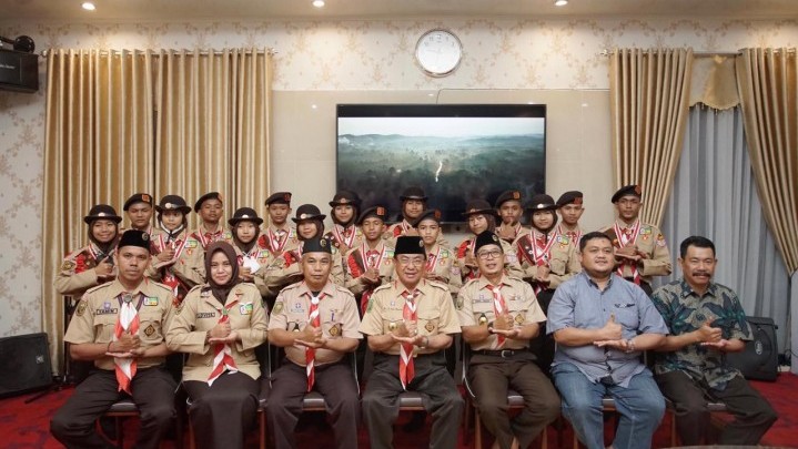 Sejumlah Anggota Pramuka Penggalang Ikuti Jambore Nasional ke-XI Sejumlah Anggota Pramuka Penggalang Ikuti Jambore Nasional ke-XI