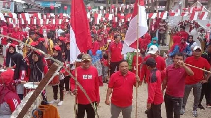 Masyarakat Desa Terantang Kampar Antusias Ikuti Semarak HUT RI ke 77