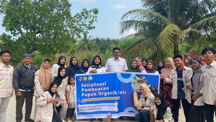 Masyarakat Rantau Panjang Dapat Pelatihan POC Berbahan Dasar Kulit Pisang