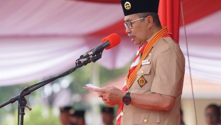 Hari Pramuka ke-61, Gubri Minta Generasi Muda Tanamkan Nilai Kebersamaan Hari Pramuka ke-61, Gubri Minta Generasi Muda Tanamkan Nilai Kebersamaan