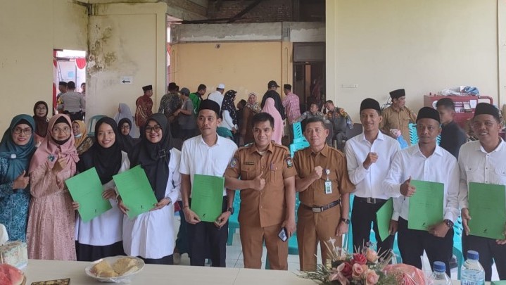 Pelantikan Perangkat Desa Rimbo Panjang, Begini Pesan Camat Tambang Pelantikan Perangkat Desa Rimbo Panjang, Begini Pesan Camat Tambang