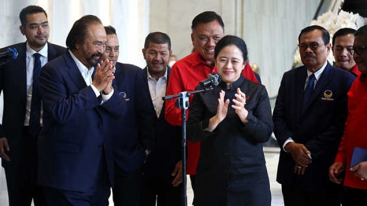 Surya Paloh Beri Sinyal Puan Diusung Nasdem Surya Paloh Beri Sinyal Puan Diusung Nasdem