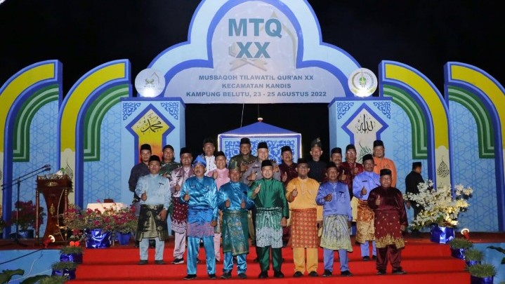 Buka MTQ tingkat Kecamatan Kandis, Ini Harapan Wabup Husni