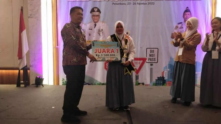 Seleksi Pelajar Pelopor Keselamatan LLAJ Tingkat Provinsi, Kampar Terbaik Pertama Seleksi Pelajar Pelopor Keselamatan LLAJ Tingkat Provinsi, Kampar Terbaik Pertama