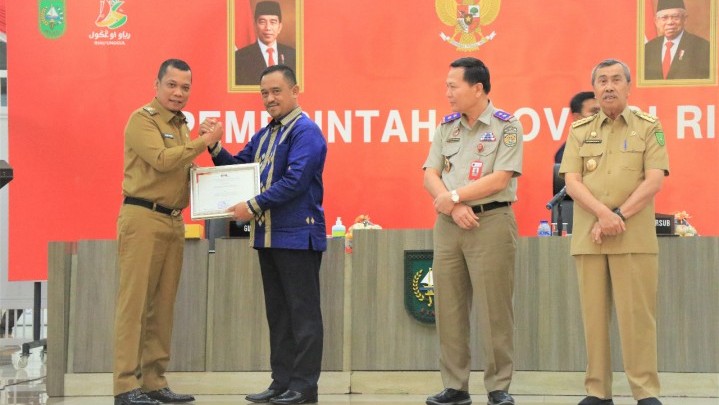 Pemko Pekanbaru Dapat Penghargaan KPK