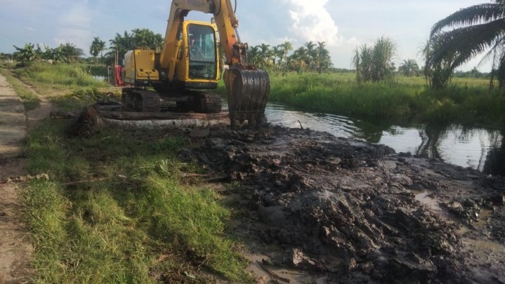 Inhil Normalisasi Parit untuk Perkuat Ketahanan Pangan Inhil Normalisasi Parit untuk Perkuat Ketahanan Pangan