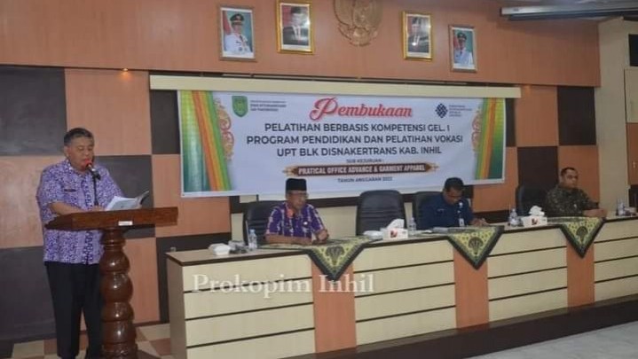 Pelatihan Berbasis Kompetensi Digelar UPT BLK Disnakertrans Inhil Pelatihan Berbasis Kompetensi Digelar UPT BLK Disnakertrans Inhil