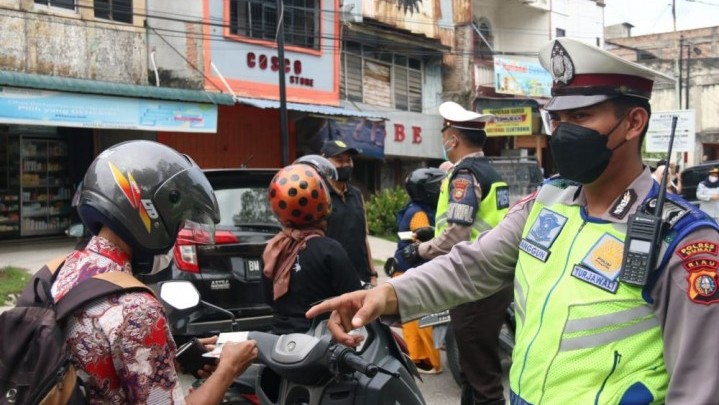 Sehari Operasi Tertib Pajak di Dumai, Ratusan Kendaraan Terjaring