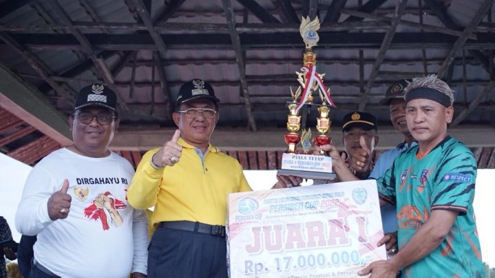 Perbaikan Lapangan Pangeran Tengku Sulung Dijanjikan Bupati HM Wardan