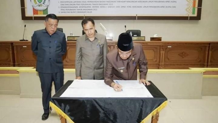 Pemkab dan DPRD Inhil Sepakati KUPA dan PPAS Tahun Angaran 2022