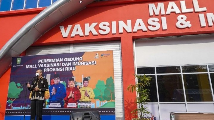 Baru 4.252 Orang Kunjungi Mal Vaksinasi Riau Baru 4.252 Orang Kunjungi Mal Vaksinasi Riau