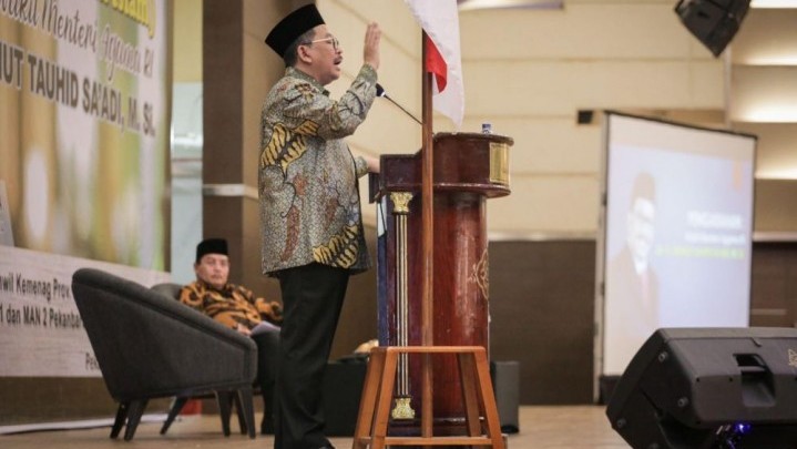 Guru Madrasah di Riau Diminta Wamenag Berinovasi Guru Madrasah di Riau Diminta Wamenag Berinovasi