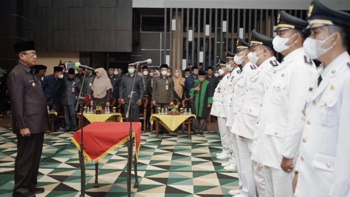 Pemkab Inhil Kini Miliki Puluhan Pejabat Pengawas Baru