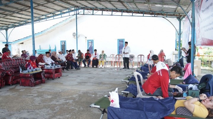 Donor Darah di Kuala Enok Inhil, Bantu Cukupi Stok di PMI