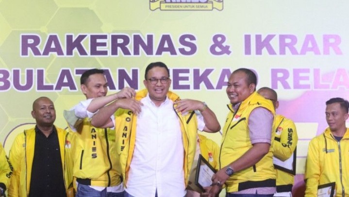 Politisi Golkar Ramaikan Go-Anies Presiden 2024 Politisi Golkar Ramaikan Go-Anies Presiden 2024
