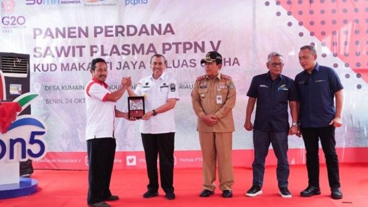 Gubernur Syamsuar Dianugerahi Sebagai Bapak Petani Plasma Riau Gubernur Syamsuar Dianugerahi Sebagai Bapak Petani Plasma Riau