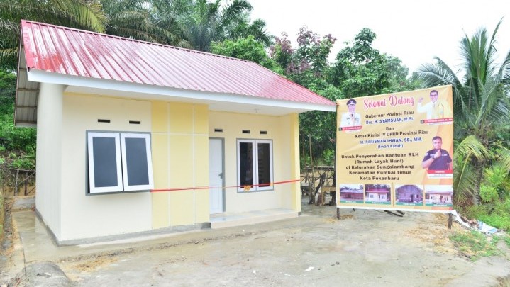 Pembangunan RLH di Pekanbaru Capai 50 Persen Pembangunan RLH di Pekanbaru Capai 50 Persen