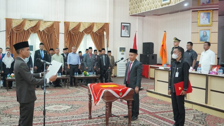 Panwascam Pemilu se Rokan Hilir Dilantik, Diminta Segera Konsolidasi