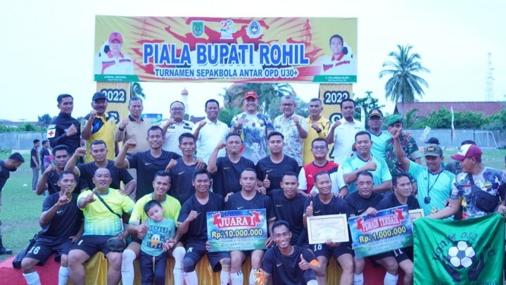 Turnamen Sepakbola U-30, Kodim 0321 Rohil Juara 1 Turnamen Sepakbola U-30, Kodim 0321 Rohil Juara 1