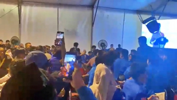 Saat Wamenag Lagi Sambutan, Peserta Muspimnas PMII Rusuh dan Lempar Kursi