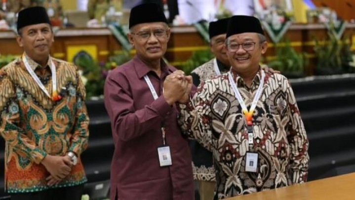 Haedar Nashir-Abdul Mu'ti Kembali Terpilih Pimpin Muhammadiyah, PBNU: Duet yang Sudah Teruji Haedar Nashir-Abdul Mu'ti Kembali Terpilih Pimpin Muhammadiyah, PBNU: Duet yang Sudah Teruji