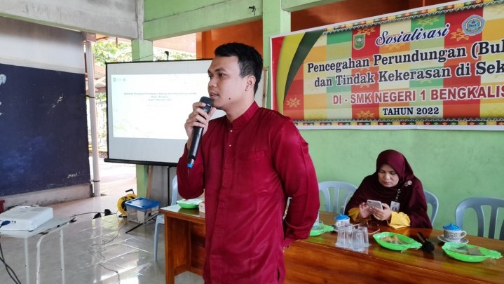 Pembekalan Anti Perundungan Diberikan pada Pelajar SMKN 1 Bengkalis Pembekalan Anti Perundungan Diberikan pada Pelajar SMKN 1 Bengkalis