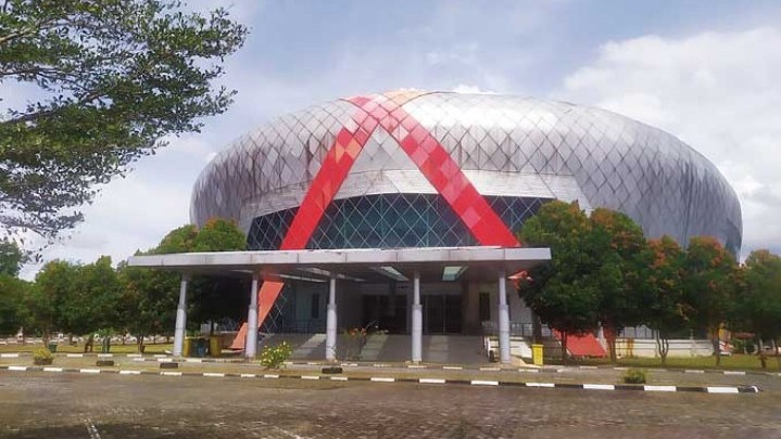 Usai Diperbaiki, Hall Beladiri Eks PON Riau Diserahkan Kembali ke Dispora Usai Diperbaiki, Hall Beladiri Eks PON Riau Diserahkan Kembali ke Dispora