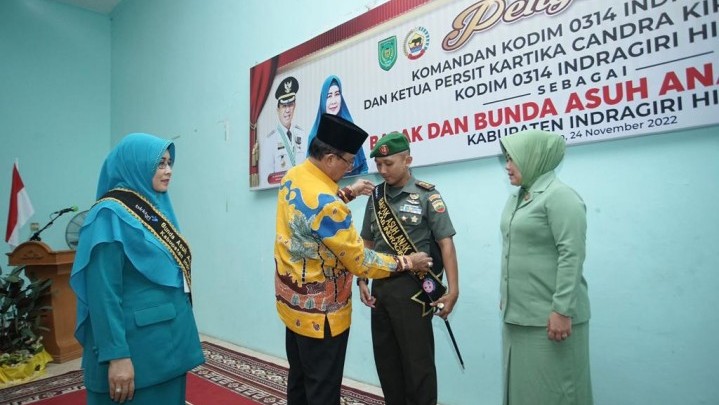 Bapak Asuh Anak Stunting Inhil Dipercayakan pada Dandim 0314