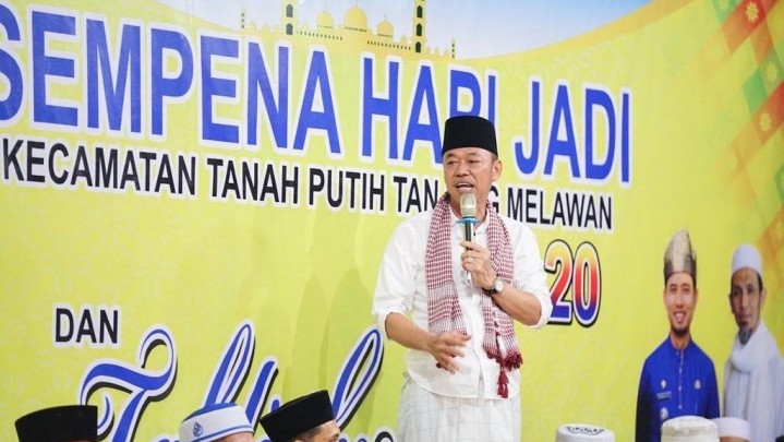 Bupati Rohil Ingatkan Potensi Pecah Belah di Hari Jadi Kecamatan TPTM