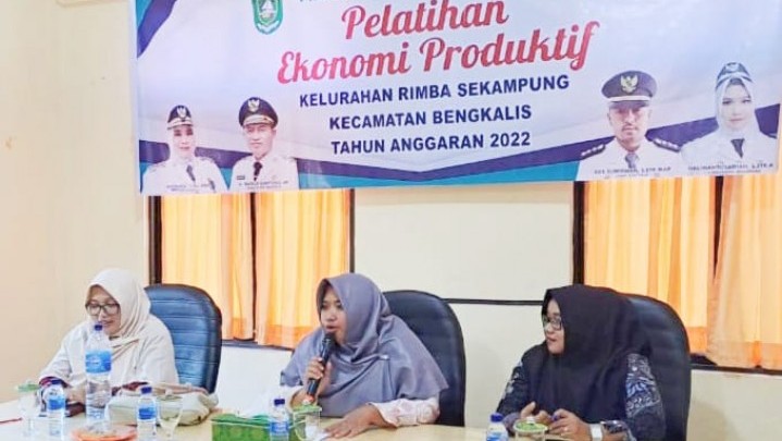 Pelatihan Ekonomi Produktif Diberikan pada Warga Rimba Sekampung Bengkalis