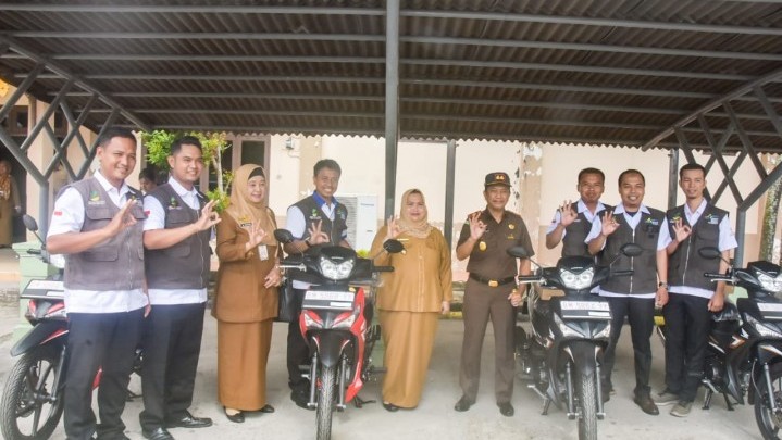 Di Bengkalis, Pendamping PKH Dapat Motor Operasional