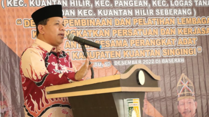 Pembekalan Diberikan pada Ratusan Pemangku Lembaga Adat di Kuansing