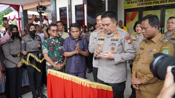 Kantor Sentra Pelayanan Terpadu Kini Sudah Ada di Polres Rohil
