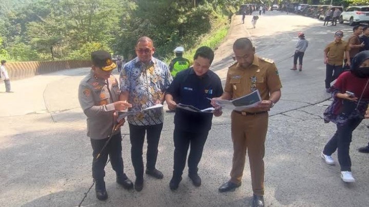 Fly Over Sitinjau Lauik Kata Menteri Erick Tohir Dukung Kemajuan Sektor Wisata
