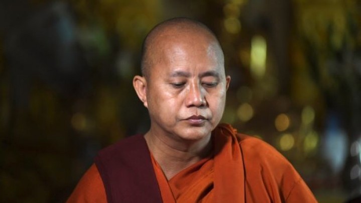 Biksu Penghasut Kebencian Agama di Myanmar Dapat Penghargaan Nasional