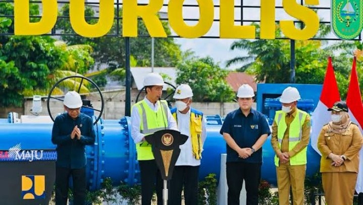 Kebutuhan Air Minum 160 Ribu Warga Riau Diklaim Terpenuhi dari SPAM Durolis