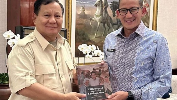 Bertemu Prabowo, Sandiaga Uno Tegaskan Loyalitasnya pada Gerindra