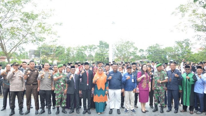 Integritas Diingatkan Pemkab Kampar pada Ratusan Anggota PPS yang Dilantik